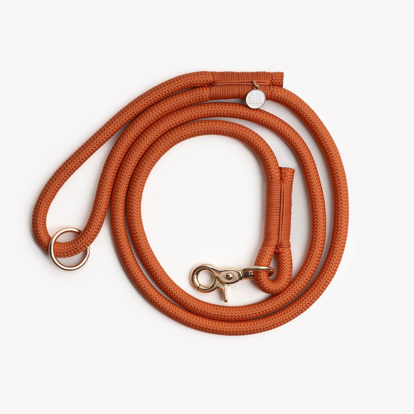 'Terracotta' - Braided Rope Leash