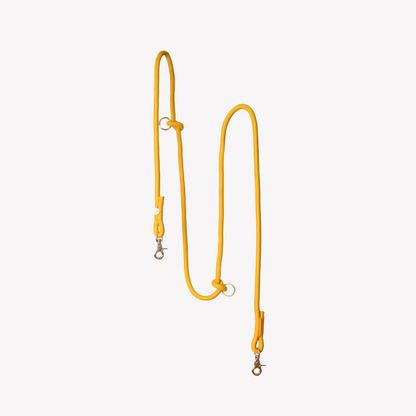 'Yellow' - Hands Free Braided Leash