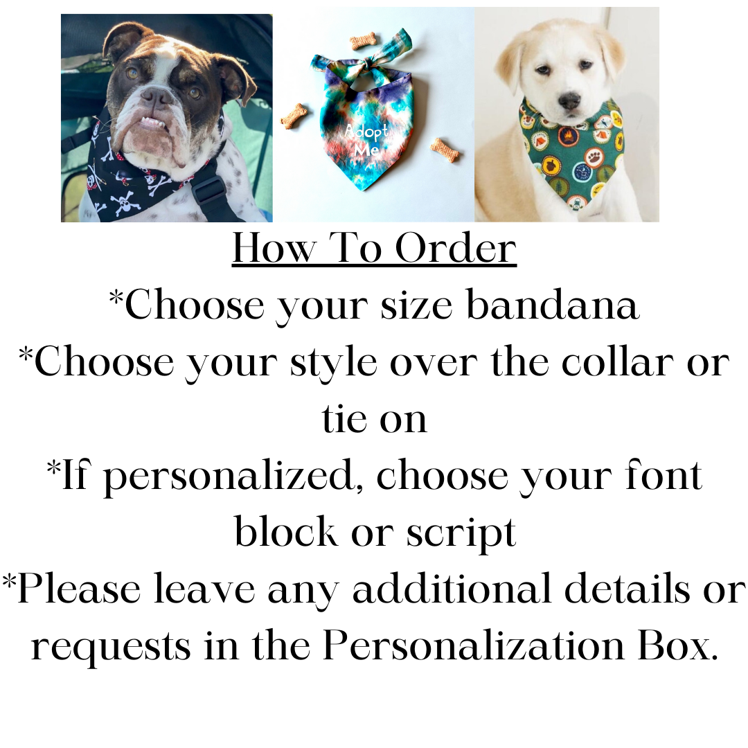 Starfish Dog Bandana