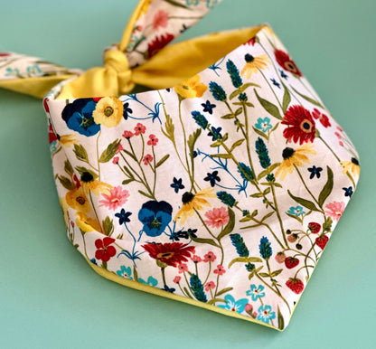Spring Flowers Dog Bandana New Arrivals