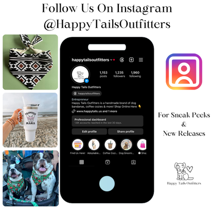 Custom Tie Dye Dog Bandana